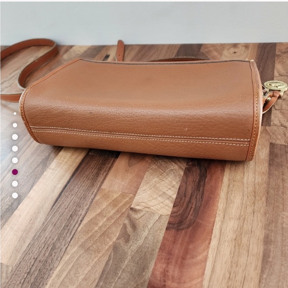 Vintage Dooney & Bourke All Weather Leather Organizer Bag – Saddle Tan‎ / USA - Picture 10 of 12